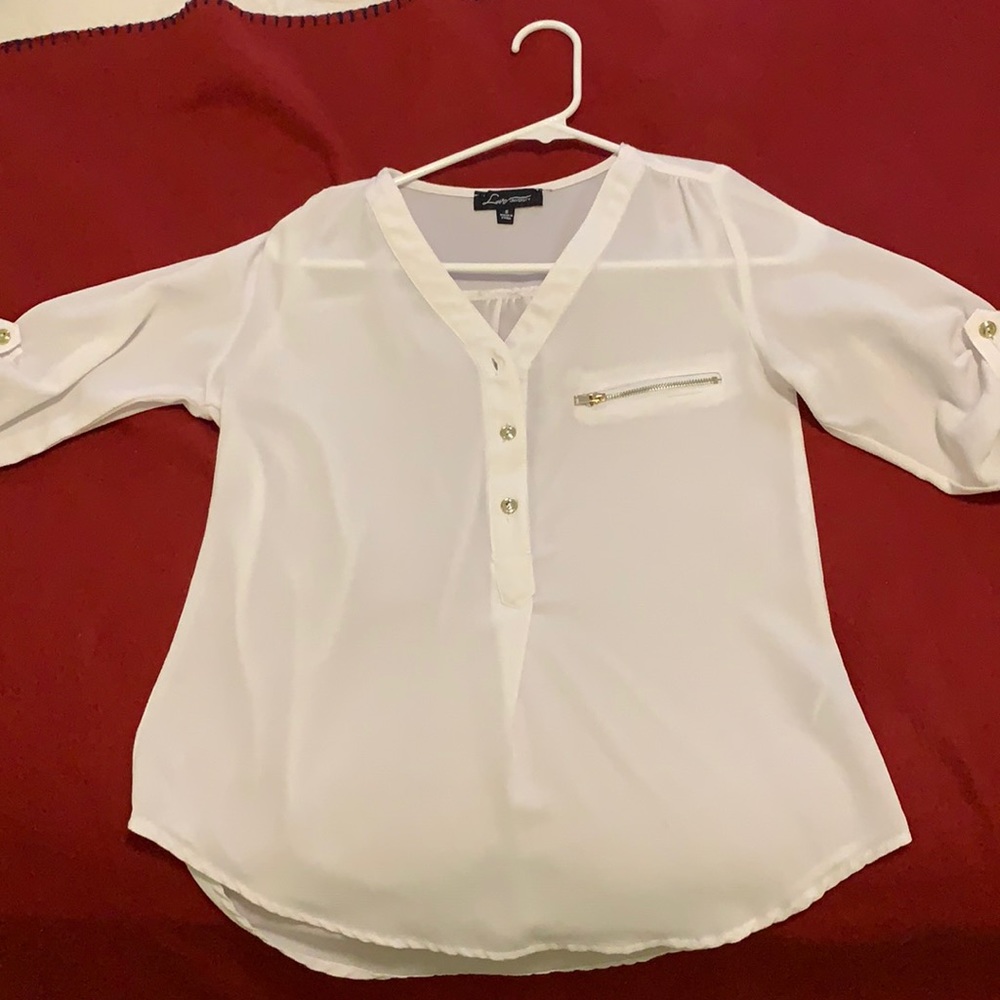 White, dressy blouse